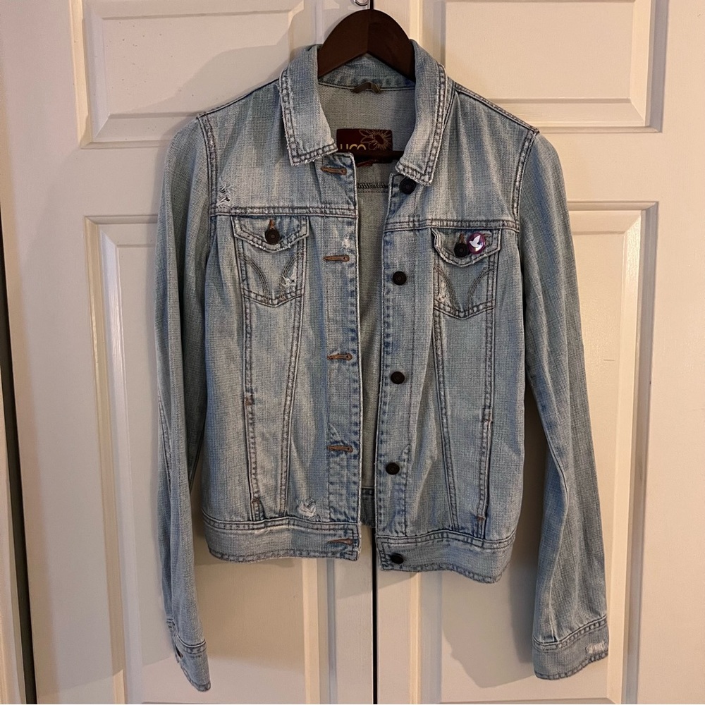 Hollister distressed Jean jacket